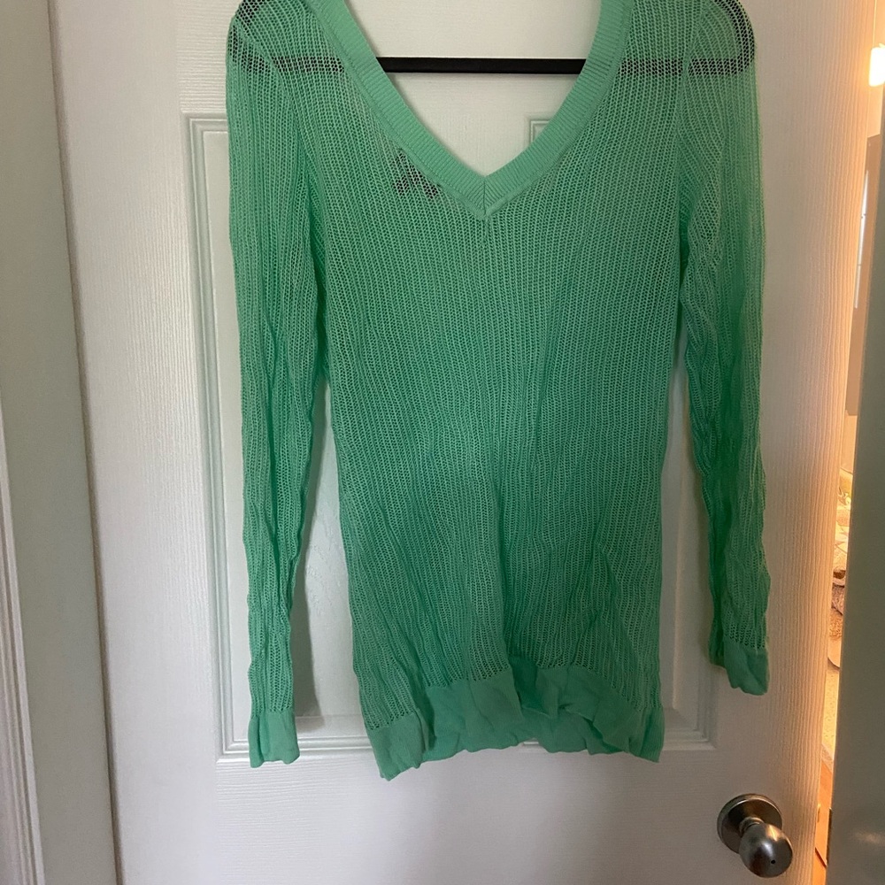 Le Chateau Light Green Knit Top